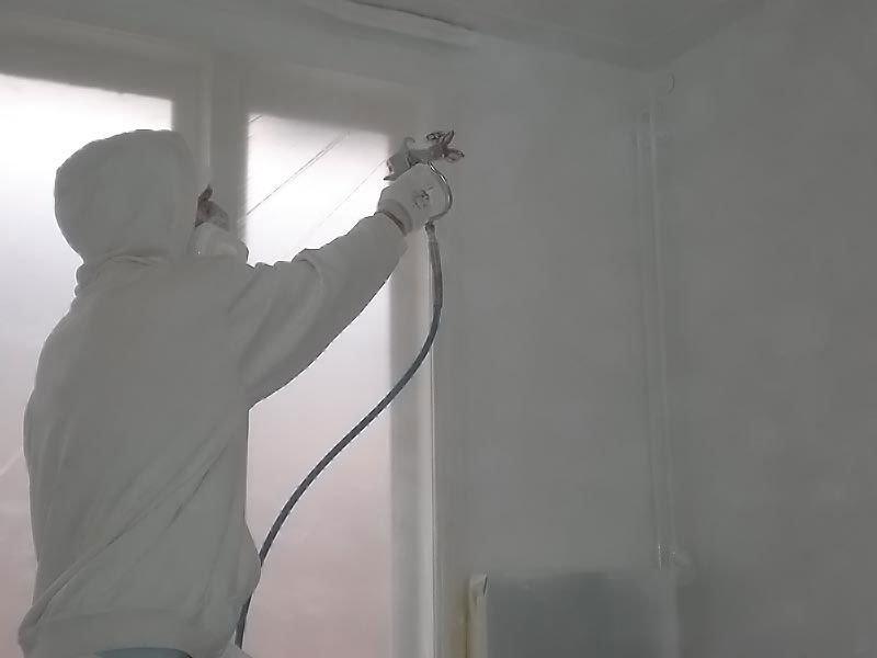 Airless spuitapparatuur voor buitenstuc